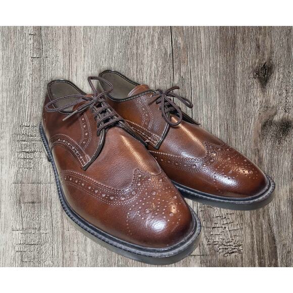 Vintage JB Stafford wingtip men’s dress shoes size 10 main image 4